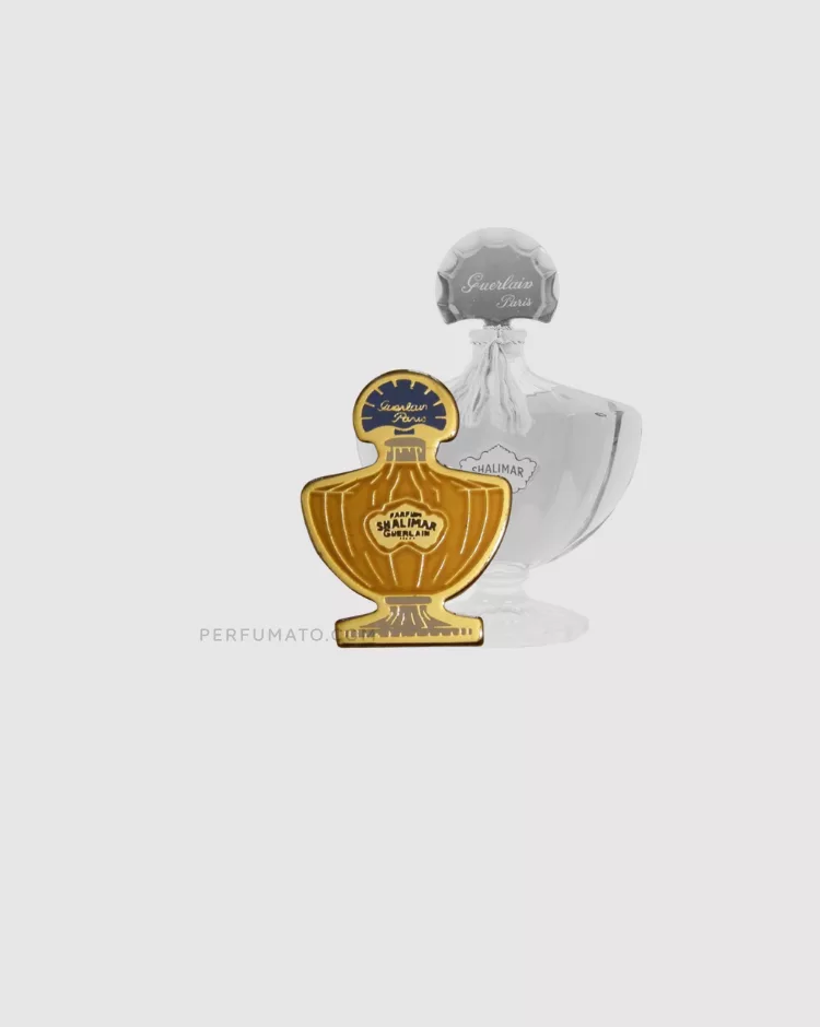 Guerlain pin. Inspired by Shalimar fragrance launched in 1921. 80's.