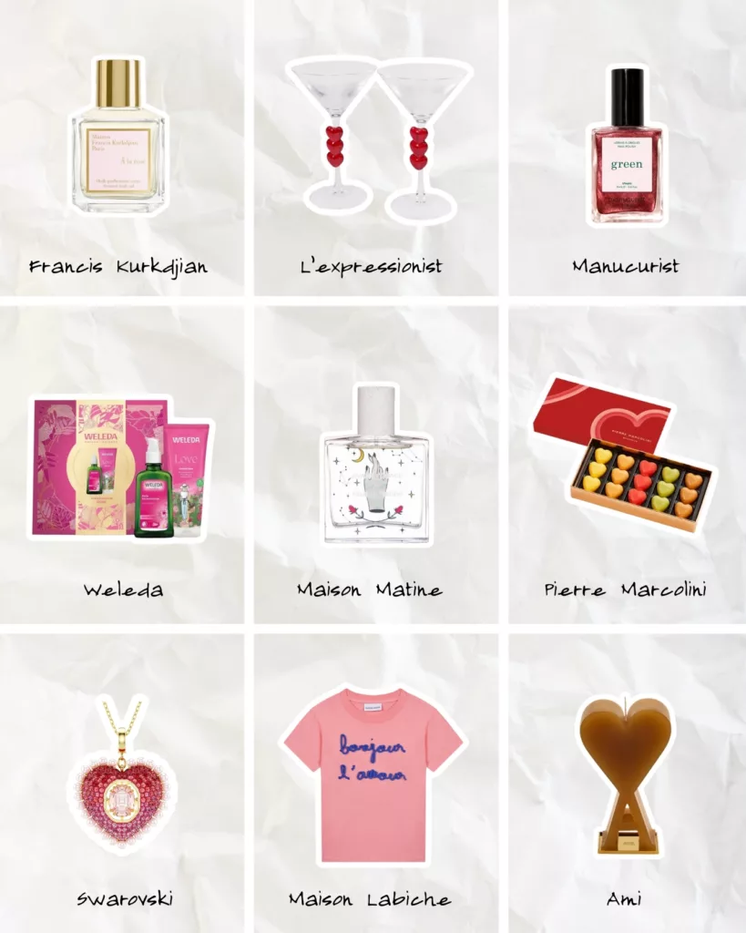 Saint Valentine's gift guide ideas.