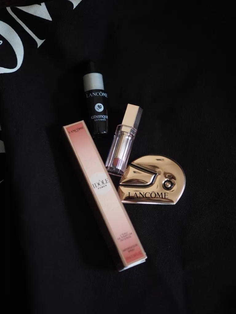 The free samples Lancôme from beauty po-up