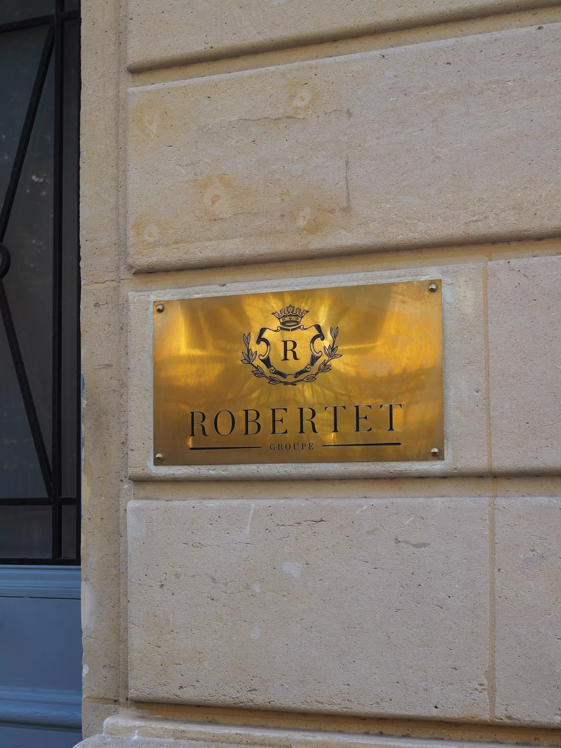 The entrance to Robertet company