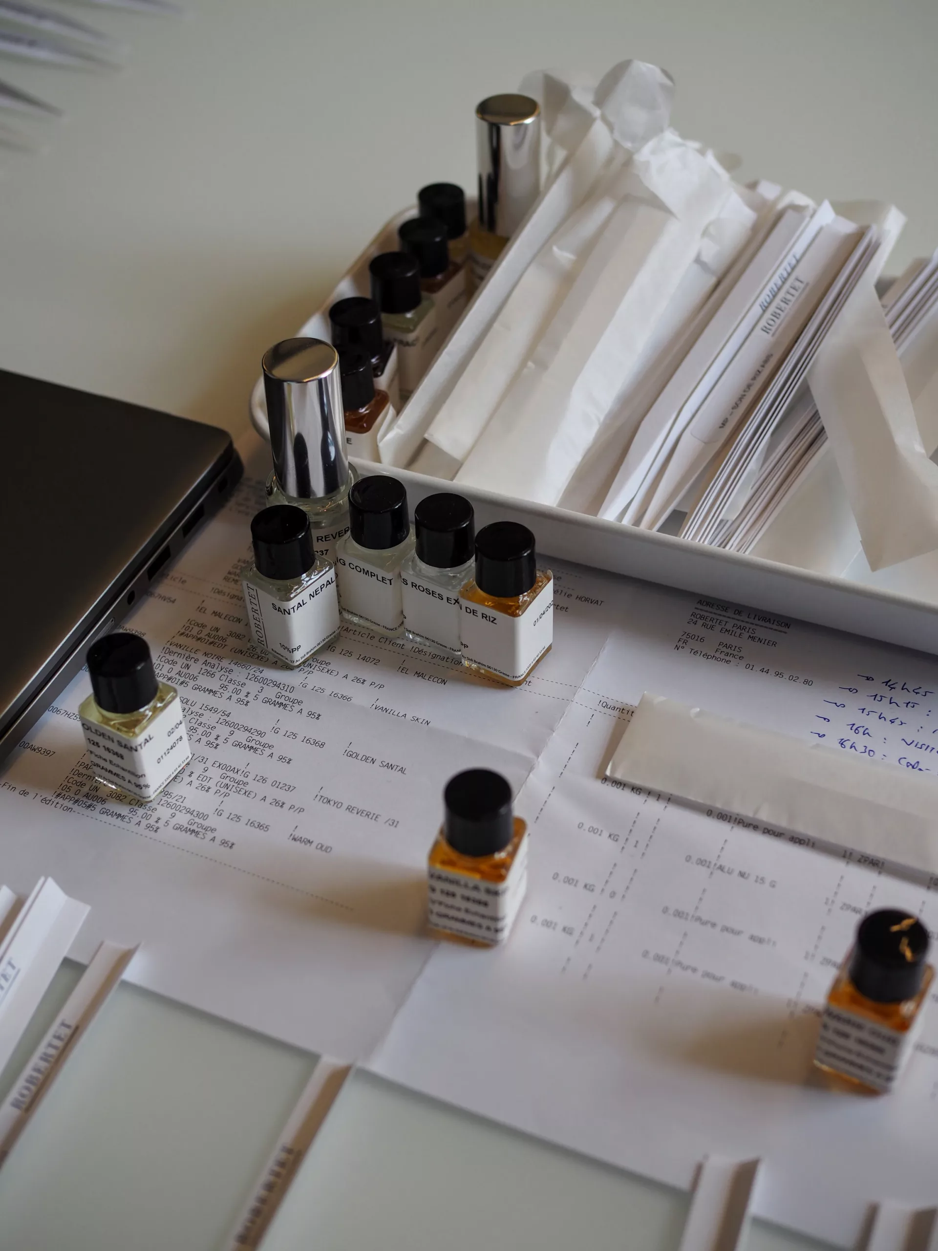 Natural perfume ingredients of Neil Jacquet perfume