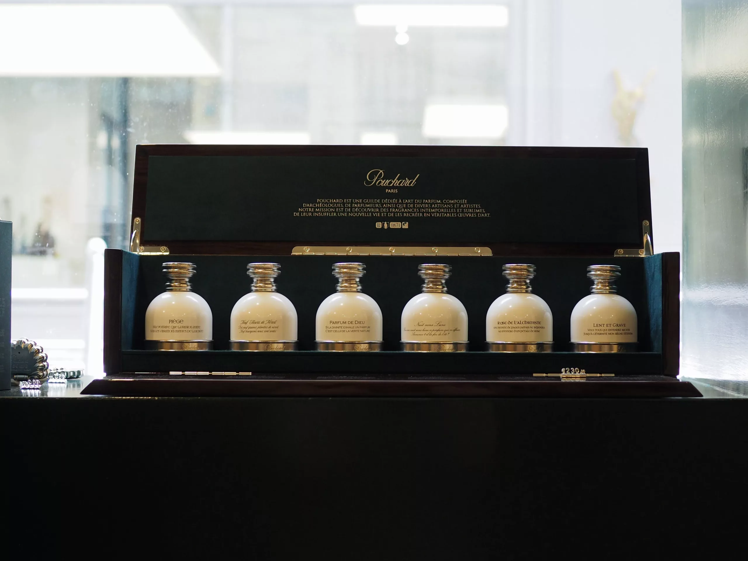 The collection of fragrance from Pouchard niche perfume brand