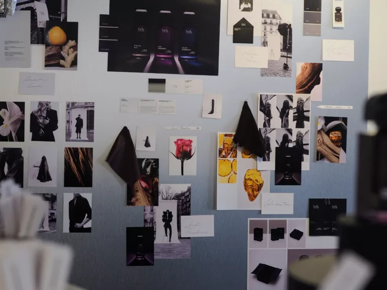 Inside BDK Parfums ephemeral gallery moodboard for Studio Collection