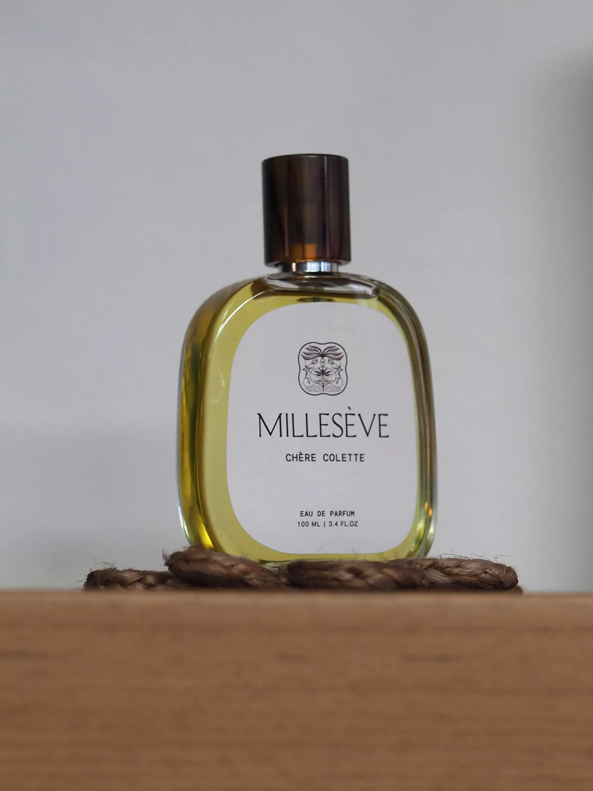 The bottle of Millesève perfume