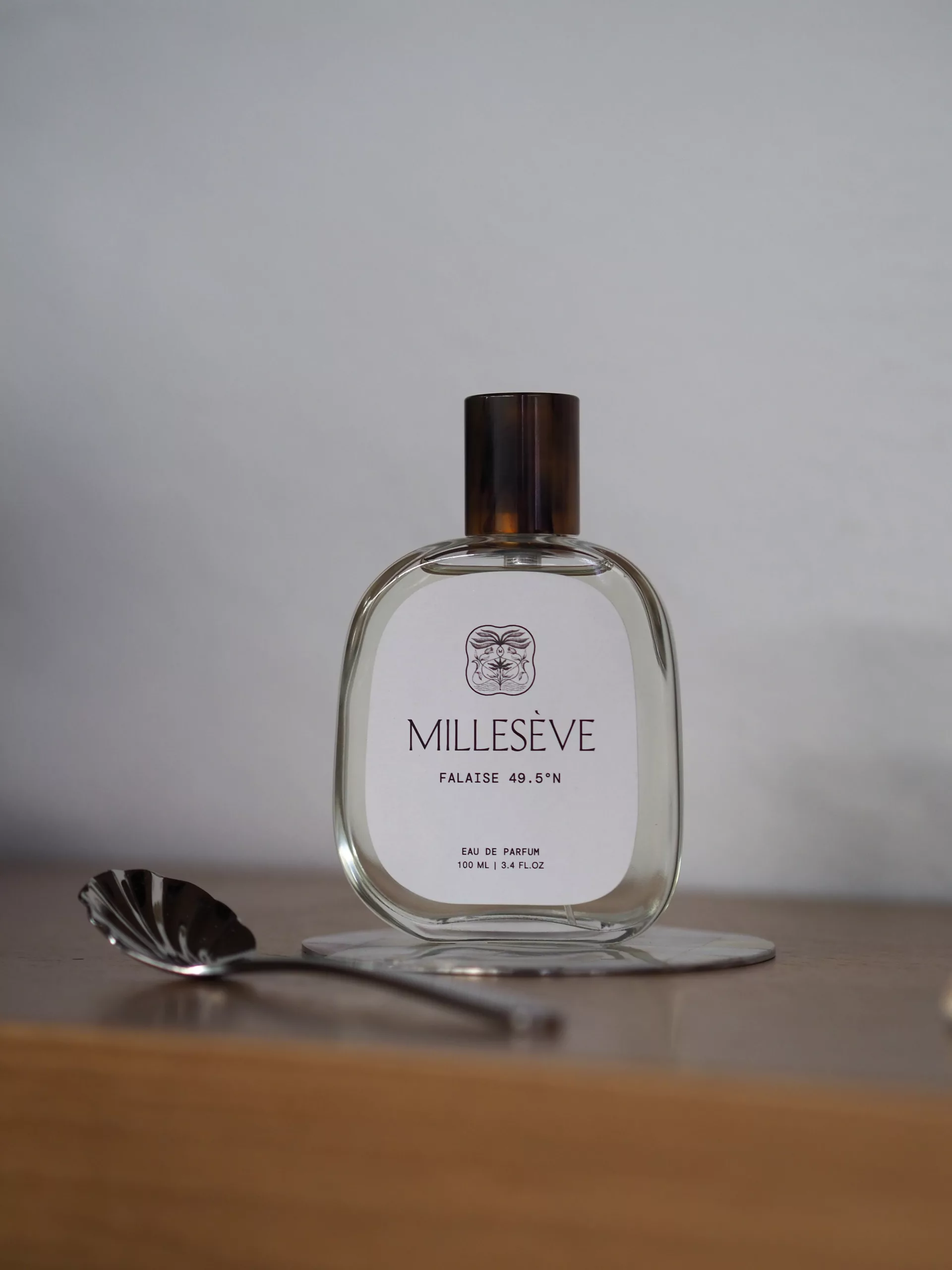 The bottle of Millesève perfume