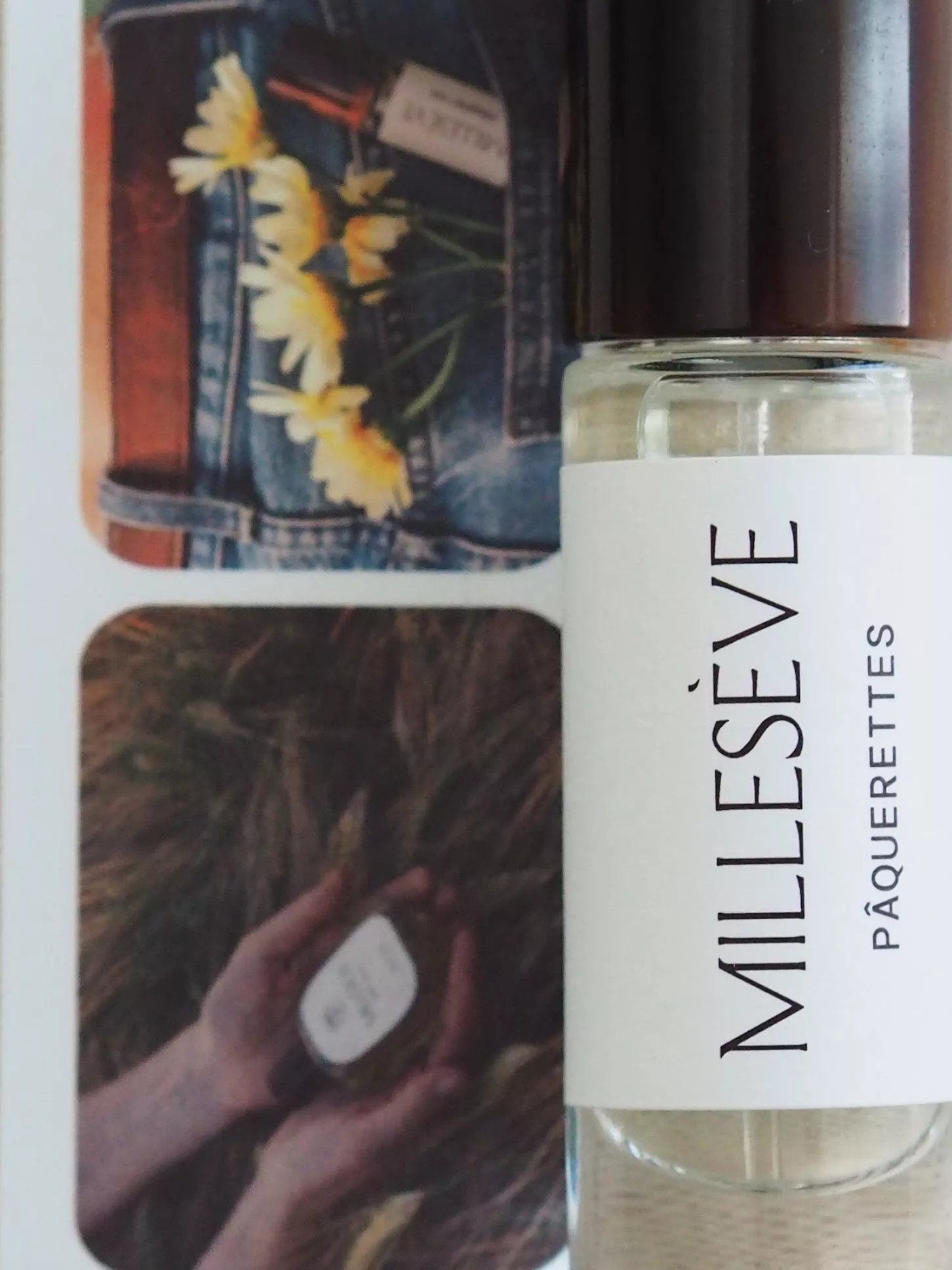 The fragrance bottle 10 ml Millesève perfume Pâquerettes